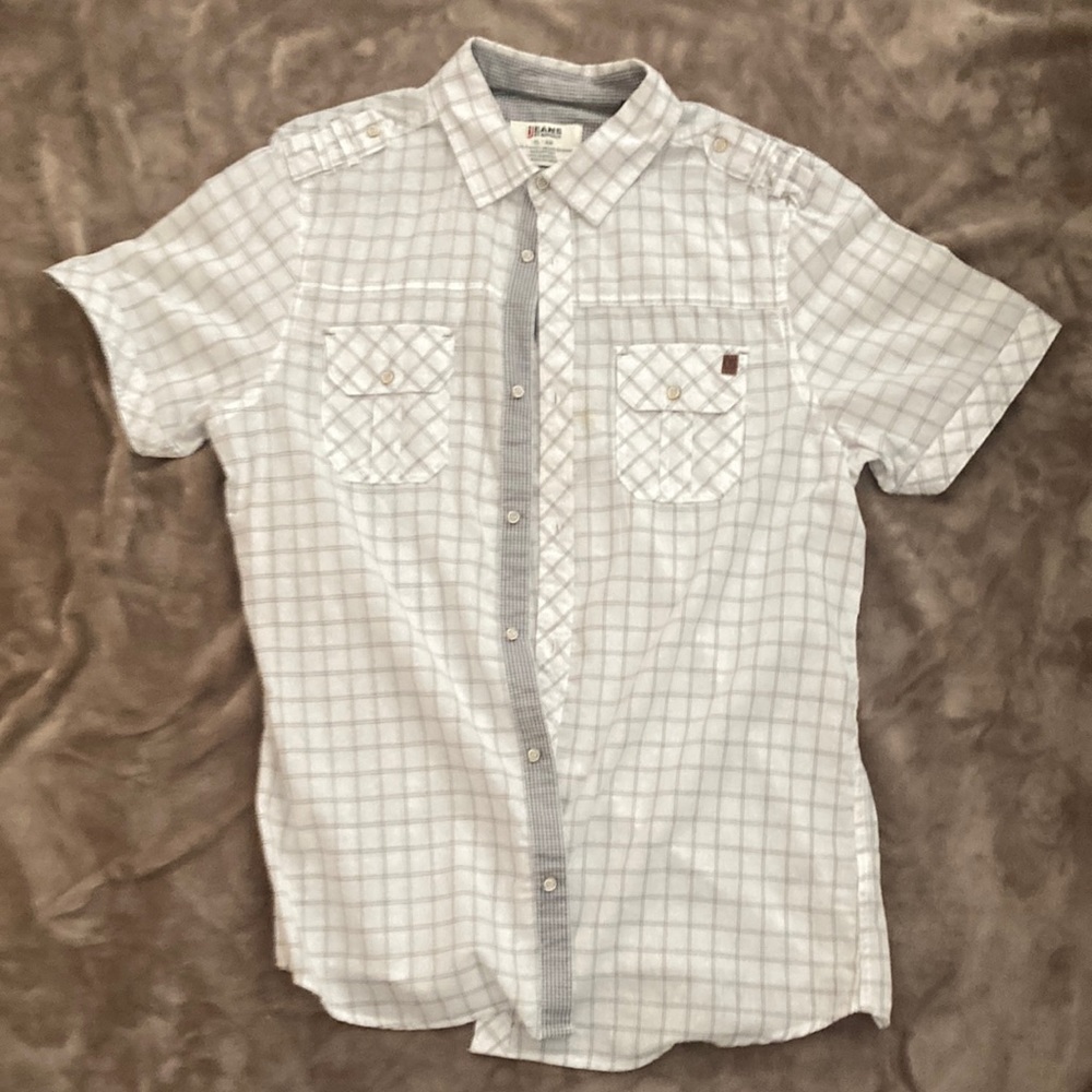 I jeans by Buffalo short sleeve button down shirt XL/XG